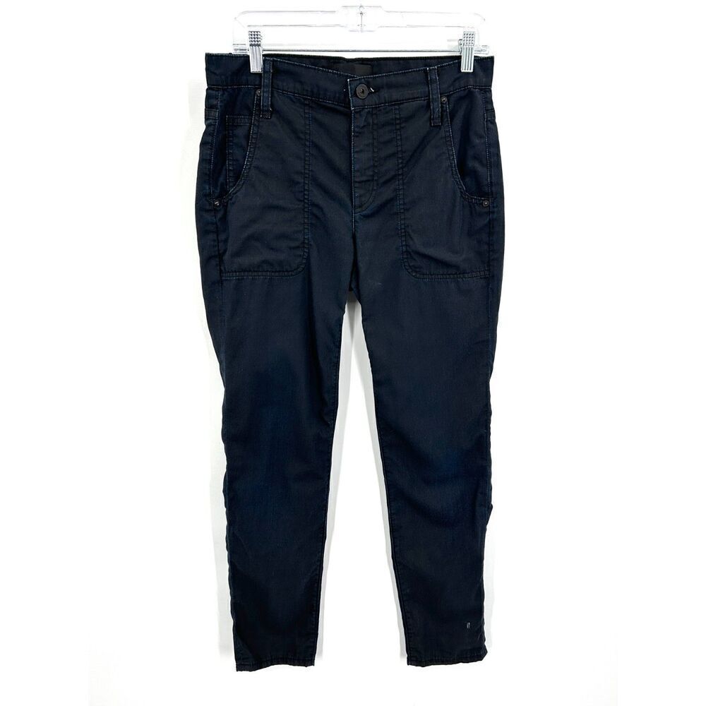 VINCE Women's Dark Blue Lightweight Relaxed Crop Jeans Pants Size 25